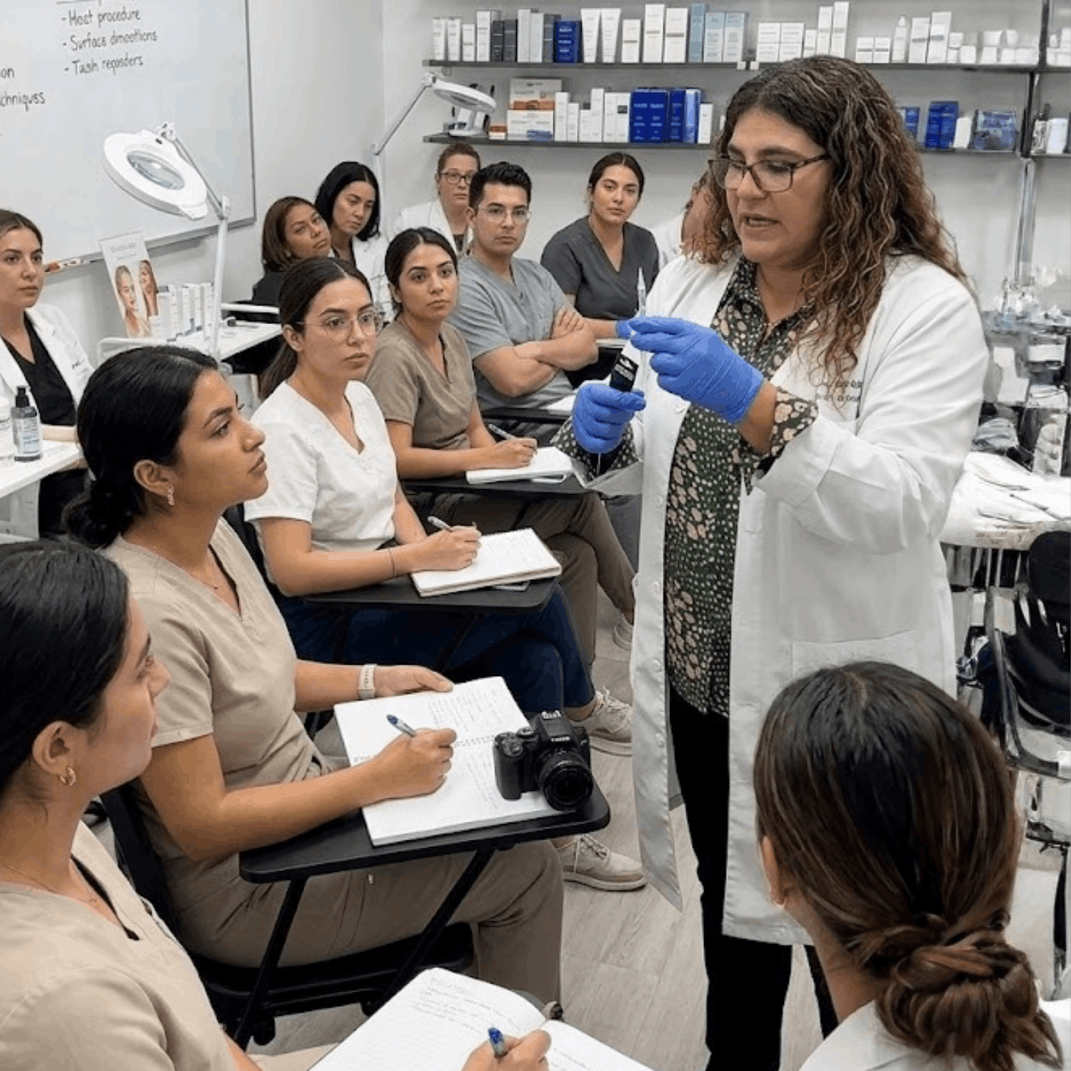 Maritza Jaser, lead Esthetician and Educator at SkinPro Academy has over 27 years of experience teaching for the top brands in the world.